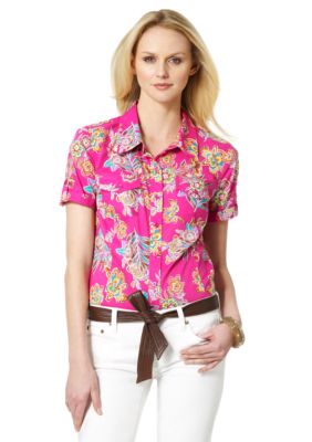 Jones New York Sport Camp Shirt