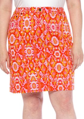 Jones New York Sport Plus Printed Skirt
