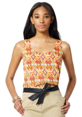 Jones New York Sport Print Woven Tank
