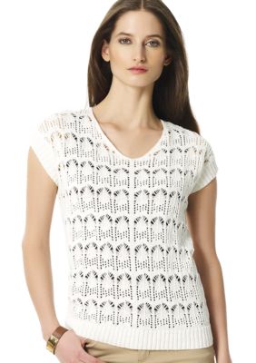 Jones New York Sport Boatneck Pullover Sweater