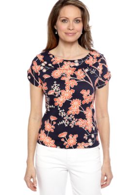 Rafaella Form + Function Petite Cherry Blossom Top