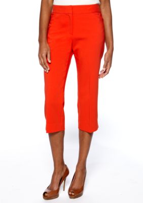 Rafaella Form + Function Double-weave Ankle Pant
