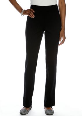 Rafaella Form + Function Solid Ponte Pull On Pant
