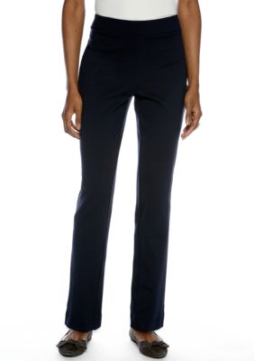 Rafaella Form + Function Solid Ponte Pull On Pant