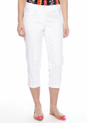 Rafaella Form + Function Classic Fit Polished Denim Capri