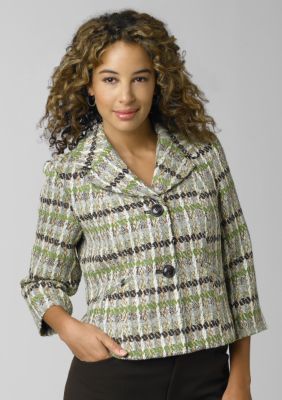 Kim Rogers Signature® Two Button Pattern Textured Crop J