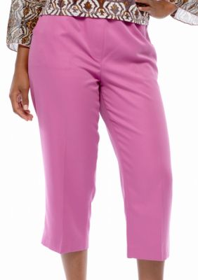 Kim Rogers Petite Microfiber Pull-On Capri