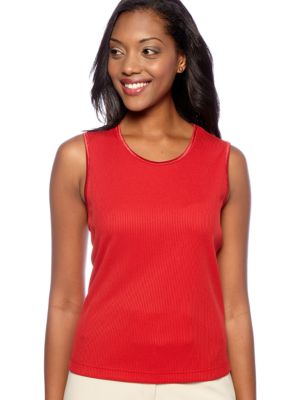 Kim Rogers Petite Solid Color Shell
