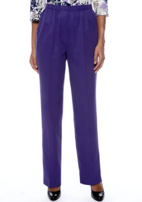 Kim Rogers&reg; Petite Fit Microfiber Pant - Average Inseam