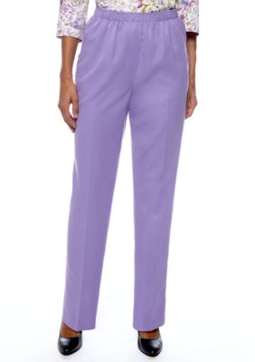 Kim Rogers Petite Fit Microfiber Pant - Average Inseam