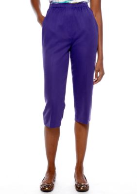 Kim Rogers&reg; Pull-on Microfiber Capri