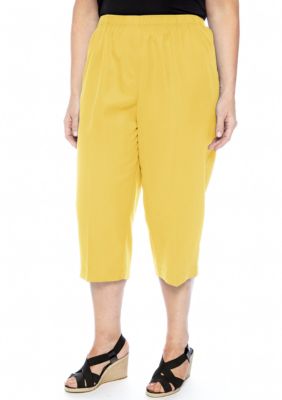 Kim Rogers Plus Size Microfiber Capris