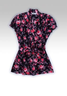 Speechless Ruched Belted Tunic