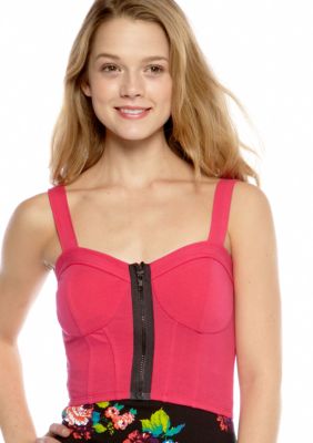 Speechless Zip Front Bralet