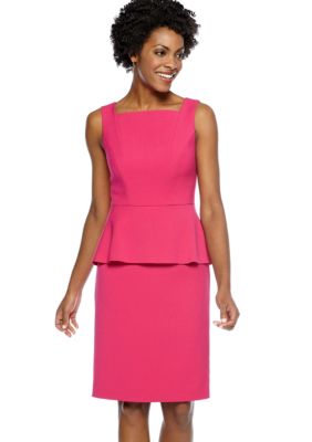 Anne Klein Peplum Sheath Dress