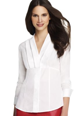 Anne Klein Button Front Top