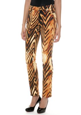 Anne Klein Printed Straight Leo Jean