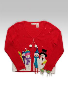 Kim Rogers&reg; Christmas Cardigan with Snowman