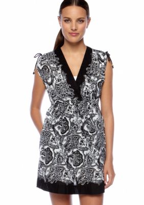 Lauren Ralph Lauren Nassau Paisley Surplice Coverup