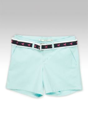 Grane Embroidered Belt Twill Bermuda