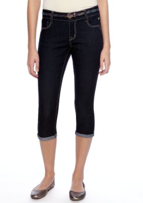 Grane Rinse Belted Crop