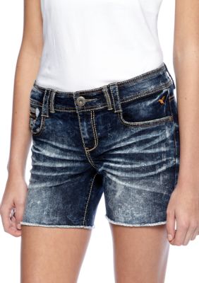 Grane Jean Flap Back Pocket Short