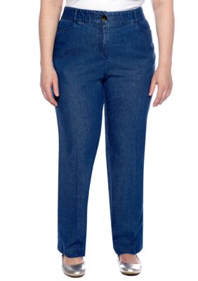 Kim Rogers Plus Size Shannon Denim Pant Average Inseam