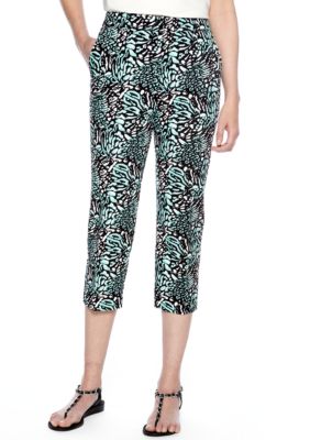 Kim Rogers Cheetah Print Shannon Capri