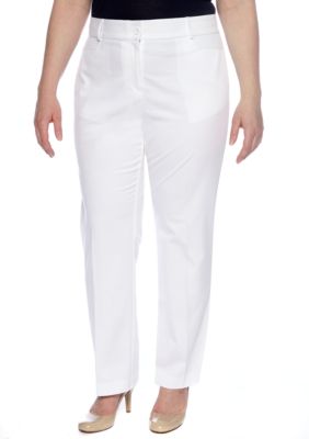 Kim Rogers Plus Size Shannon Twill Pant Average Length