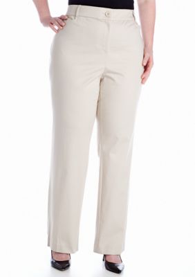 Kim Rogers Plus Size Shannon Twill Pant Average Length