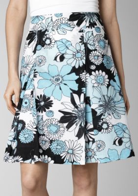 Kim Rogers&reg; Petite Printed Pleated Skirt