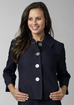 Kim Rogers® Stretch Denim Swing Jacket - Belk.com