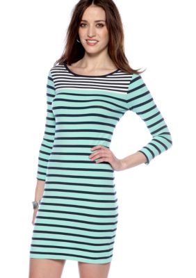 French Connection Boulevard Stripe Knit Dress