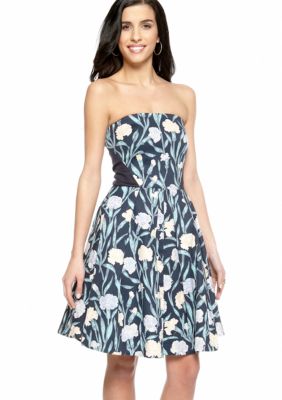 French Connection Carnation Strapless Dress