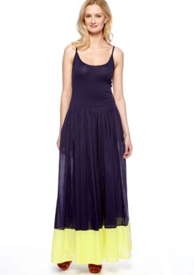 French Connection Marionette Mixed Maxi Dress