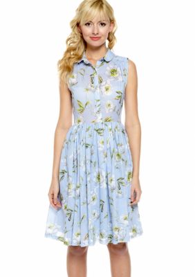 French Connection Spring Bloom Voile Dress