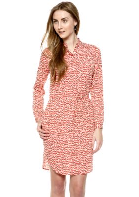 French Connection Lightening Stripe Shirt Dress