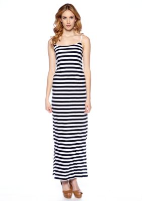 French Connection Totem Jersey Stripe Maxi Dress