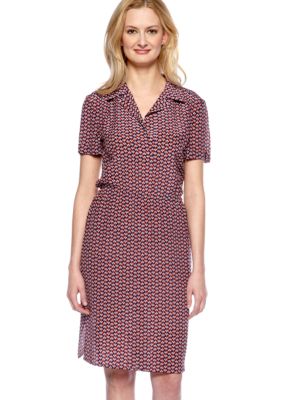 French Connection Checkerboard Shirt Dress