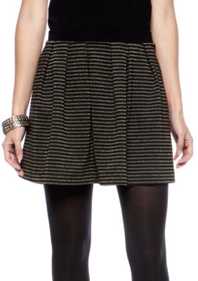 French Connection Lurex Stripe Skirt
