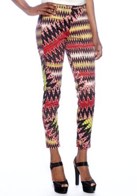 French Connection Zig Zag Flat Front Trouser