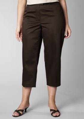 Liz Claiborne New York Plus Size Jackie Crop Pant