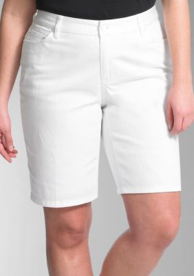Liz Claiborne New York Plus Size Jackie Stretch Fitted Bermuda Short