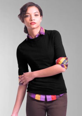 Liz Claiborne New York Ribbed Crew Neck Sweater