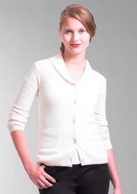 Liz Claiborne New York Shawl Collar Long Sleeve Cardigan