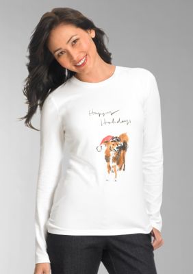 Liz Claiborne New York Happy Holidays from Harry Tee
