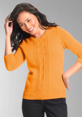 Liz Claiborne New York Belk Exclusive! Cable Front Knit Sweater