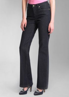 Liz Claiborne New York Petite Stretch Jackie Bootcut Jean
