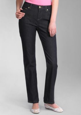 Liz Claiborne New York Petite Jackie Straight Leg Jean