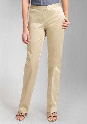 Liz Claiborne New York Petite Jackie Stretch Straight Leg Pant